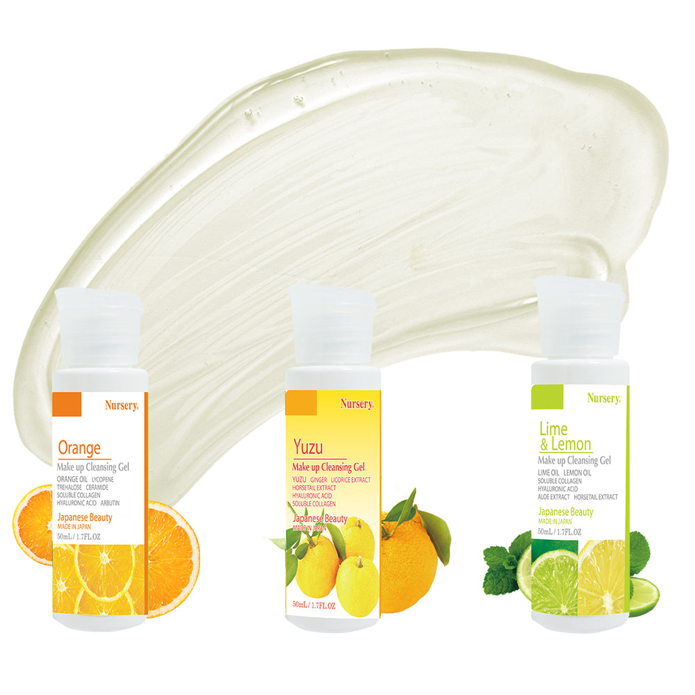 Official] Cleansing Gel Set - Yuzu, Orange, Lime & Lemon｜Nursery