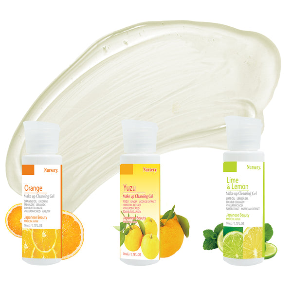 Cleansing gel trial 50ml 3-pack (Yuzu/Orange/Lime & Lemon)