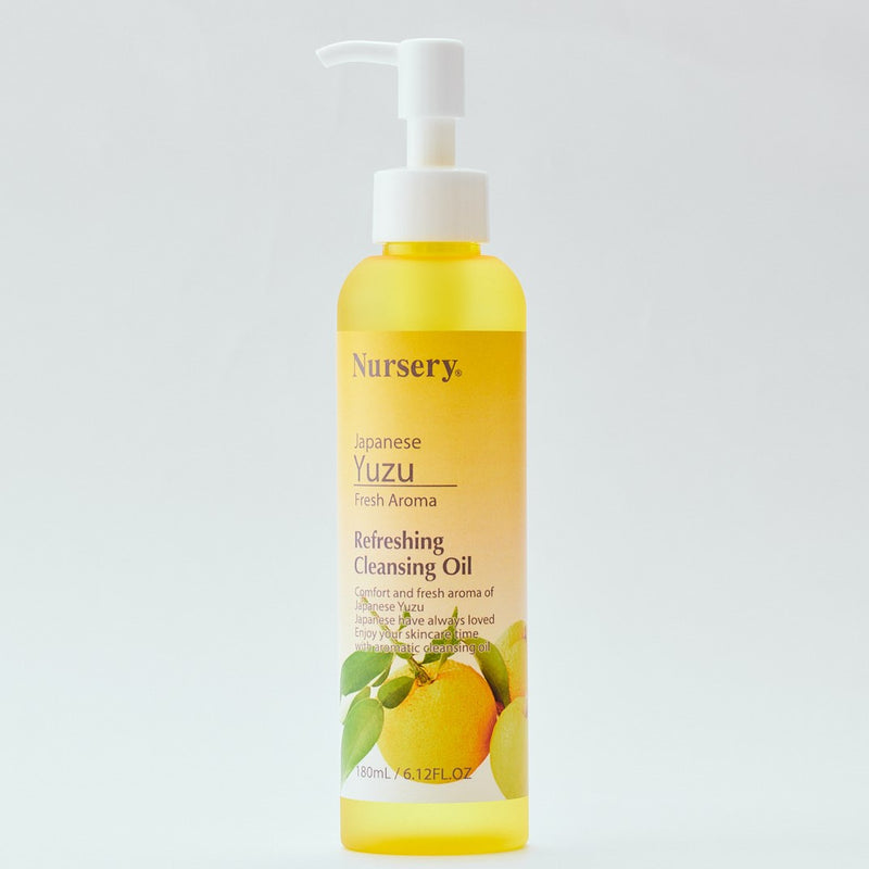 清爽洁肤油，日本柚子香味 180 毫升。